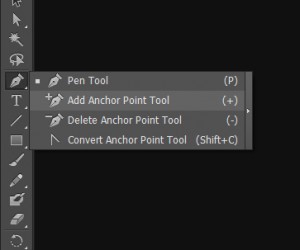 Add anchor point tool asukoht